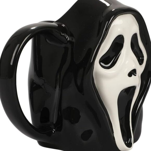 Ghost Face Sculpted 16oz Ceramic Mug - Picture 2 of 6